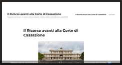 Desktop Screenshot of cortedicassazione.com