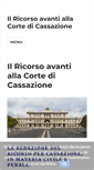 Mobile Screenshot of cortedicassazione.com